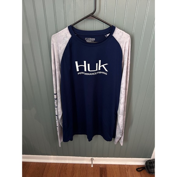 HUK Performance Fishing Long Sleeve Shirt XL Mens Lot Of 4 Camo - Picture 4 of 16